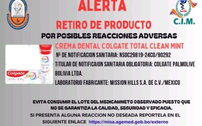 Alerta Nacional de Medicamentos y Productos Ilícitos – 25 de agosto de 2025