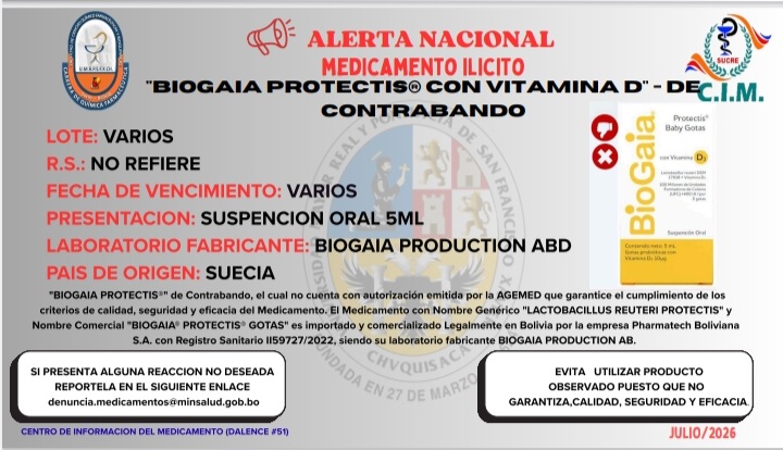 BIOGAIA PROTECTIS® CON VITAMINA D 22/07/2026